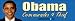 Obama Commander & Thief - Anti Obama Bumper Stickers (Large 14x4 inches)