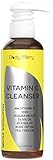 10% Vitamin C Facial Cleanser - Daily Anti-Aging Face Wash to Unclog Pores & Deep Clean Dirt, Oil & Grime - Packed with Jojoba + Best Natural Rosehip & Tea Tree Oils to help with Acne - by Body Merry