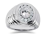 0.80 ctw Men s Diamond Ring in Platinum