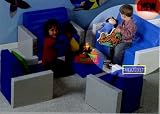 Children's Factory Soft Tone Parlor Sofa