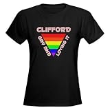 Clifford Gay Pride 007 Gay pride Women's Dark T-Shirt by CafePress