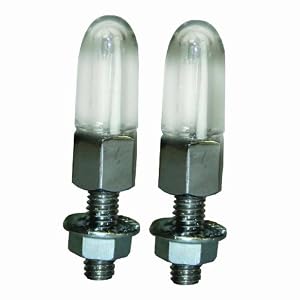 Pilot-Automotive-IP-400-Triple-Flash-License-Frame-Bolt-Strobe-Light-Set-of-2