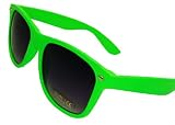 New (Unisex Mens Ladies) Neon Green Wayfarer Sunglesses Shades UV400 Lense