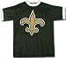 New Orleans Saints Oversize Logo Ringer T-Shirt - Large