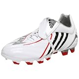 adidas Mens Absolado PS TRX FG Soccer Cleat,White/Black/Silver,8 M