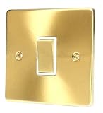 SATIN BRASS INTERMEDIATE 6AMP LIGHT SWITCH C313BBW