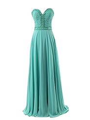 Strapless Full Length Sweetheart Chiffon Striped Print Lace Crystal Glittering Pageant Dress/Prom Dress 