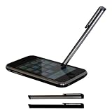 2x PULSARplus Eingabestift f�r iPhone 2G / 3G / 3GS / 3G S und iPod touch 1G / 2G / 3G Stylus Pen in schwarz uns silber