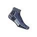 Thorlos Unisex TRMX Trail Running Thick Padded Ankle Sock, Charcoal, Large