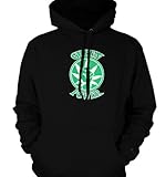 IMAGE OF Green Power Sweatshirt, Funny Trendy Hot Smoking Marijuana Mens Pullover Hoodie, Small, Royal