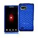 Blue - Cruzer Androidified High Gloss TPU Soft Gel Skin Case - For Motorola Droid Bionic XT875