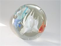 White coral with fish paperweight