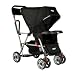 Joovy Caboose Ultralight Stand On Tandem Stroller, Black