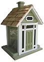 Home Bazaar Bellport Cottage Birdfeeder, Green