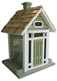 from The Cowshed Bellport Green Hanging Cottage Birdfeeder Model HB9033GS