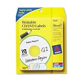 AVE7225 CD DVD Labels, Handwritable, White Asst. Color... by Avery