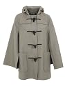 Gloverall Grey Duffle Cape Coat