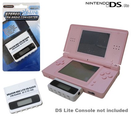 Nintendo DS Lite Stereo FM Radio Converter