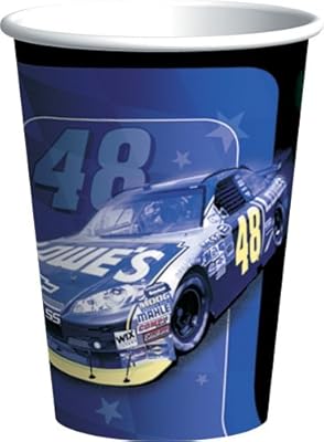 Designware Nascar 9-Ounce Hot/Cold Cups, 8-count Packages (Pack of 6)