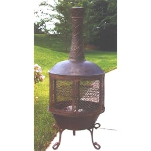 Oakland Living Tower Feast with Full Grill Chimenea