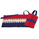 Carry Me! Crayon Keeper / Organizer, Red, Includes 32 Crayons, with Easy Carry Handle
