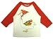 Mademoiselle papillon Red hood bird Long sleeveTee【レッドsize:80】