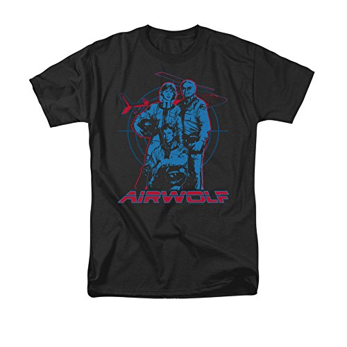 Airwolf Crosshairs Retro 80s NBC TV Show T-Shirt Tee