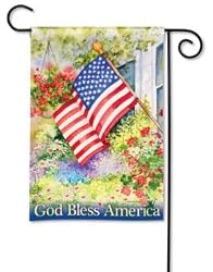 God Bless America 4th of July Garden Flag