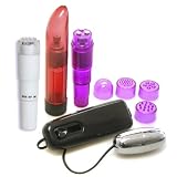 Doc Johnson White Nights Pocket Rocket Waterproof Muti-Speed Adult Sex Toy Kit