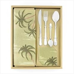 Palm Tree Table Top Set