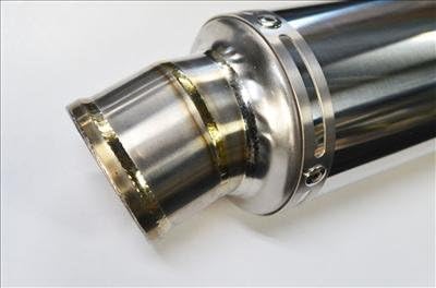 KTM DUKE390 LCIPARTS Round Titanium Slip-on Exhaust