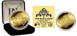 World Series 2008 24Kt Gold Dueling Log (Phillies Vs. Rays) Commemorative Coin