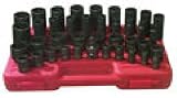 1/2 Drive Master Impact Socket Set, 39 Piece S.A.E.