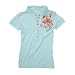 Cargo Poloshirt Frauen, hellblau