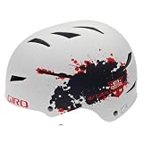  : Giro Flak Mountain Bike Helmet (Matte White Paul B. Signature Edition, Large)