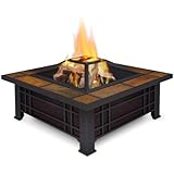 Real Flame Morrison Wood-Burning Fire Pit