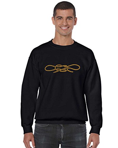 Allntrends Men's Crewneck Pablo Escobar Rope Cool Handcuff Knot Top