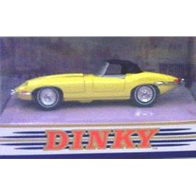 Dinky DY-1B 1967 Jaguar E Type MK 1 1/2 - Yellow