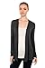 Cordiu Women's Rayon Jersey Open Front Drape Cardigan