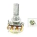 uxcell B100K 100K Ohm Adjustment Single Linear Rotary Taper Potentiometer 5 Pcs