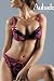 Aubade Mathilde, 'La Carmeuse' Fuschia and Black String Thong