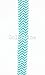 Fabric Neck Wave Chevron Necklace LANYARDs Keychain for Key/ID Holder Aqua