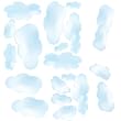 RoomMates RMK1250SCS Clouds Peel & Stick Wall Decals