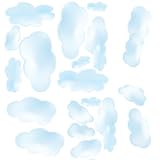 RoomMates RMK1250SCS Clouds Peel & Stick Wall Decals