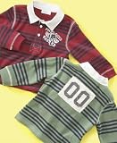 Greendog Baby Boy Long Sleeve Stripe Polo