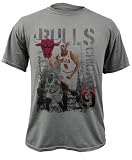 Luol Deng Chicago Bulls Titanium Caged Player Soft Hand Pigment-Dyed Premium T-Shirt