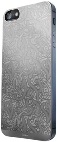 Luardi 24 Karat Plated Skin for iPhone 5/5S - Retail Packaging - White Gold
