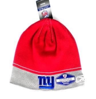 New York Giants Youth Reebok Sideline Knit Beanie Hat