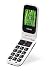 TELME Flip F200 Gro&Atilde;�tastenhandy mit notruf (5,6 cm (2,2 Zoll), Bluetooth, Kamera und Tischladestation) schwarz