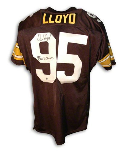 Greg Lloyd Autographed Pittsburgh Steelers Black Throwback Jersey Inscribed 